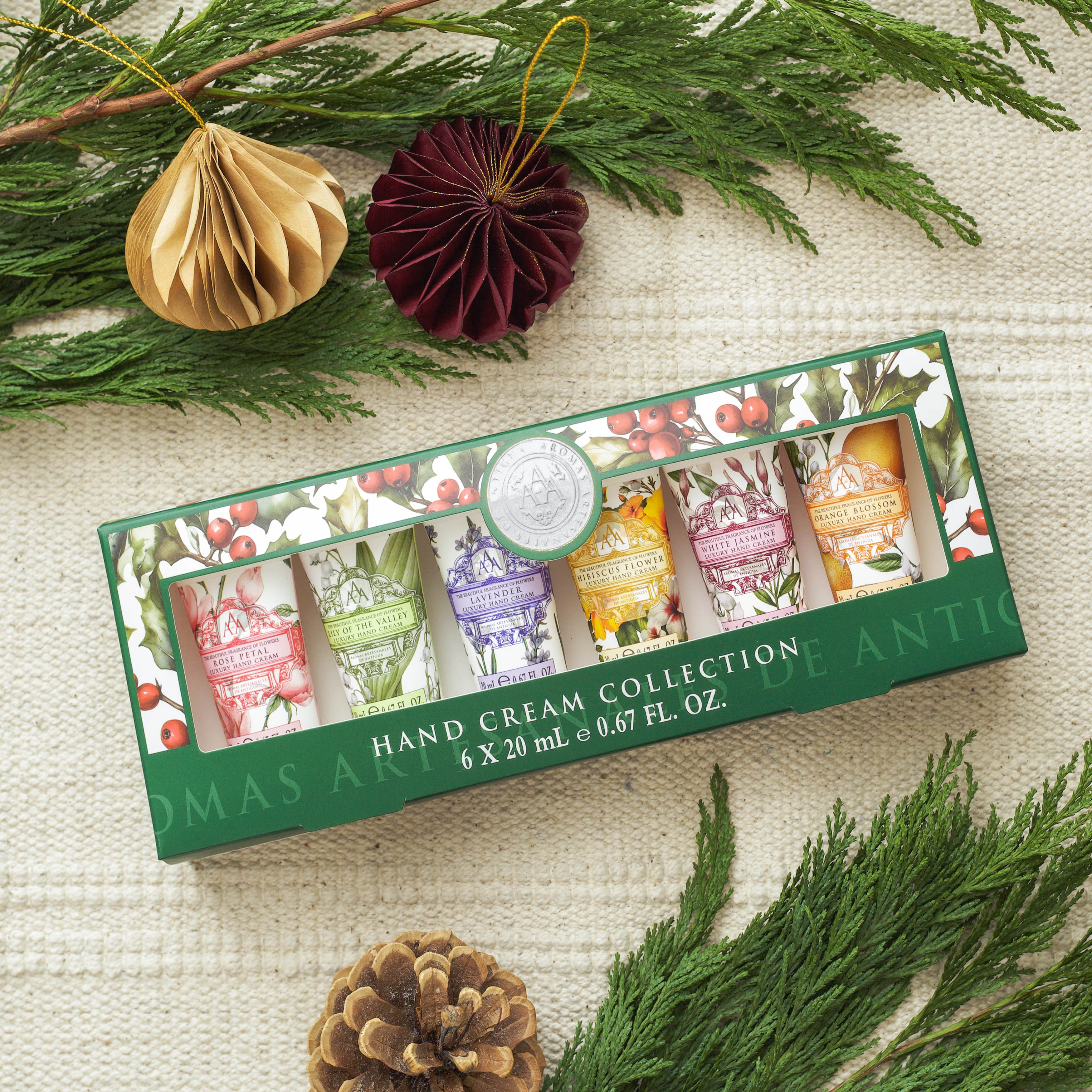 Hand Colaction AAA Festive Hand Cream Collection 6 x 20ml | The Somerset Toiletry Co ...