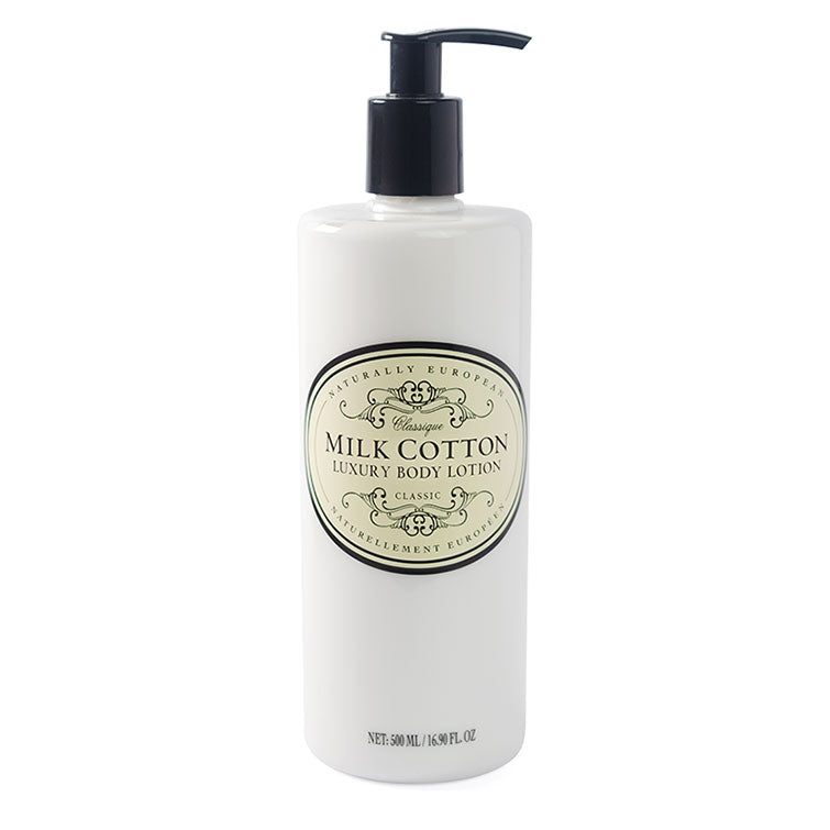 Naturally European Milk Cotton Body Lotion | The Somerset Toiletry Co ...