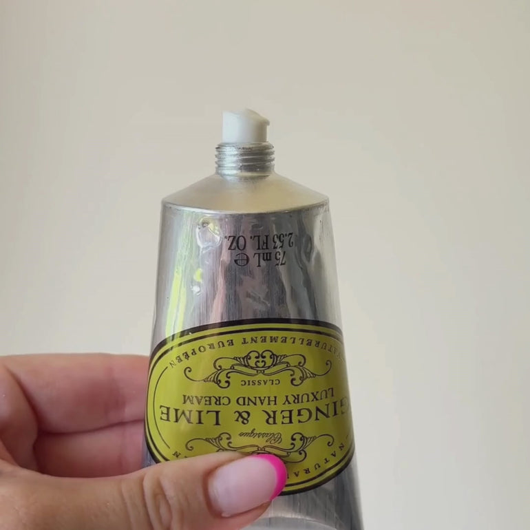 naturally european ginger and lime hand cream