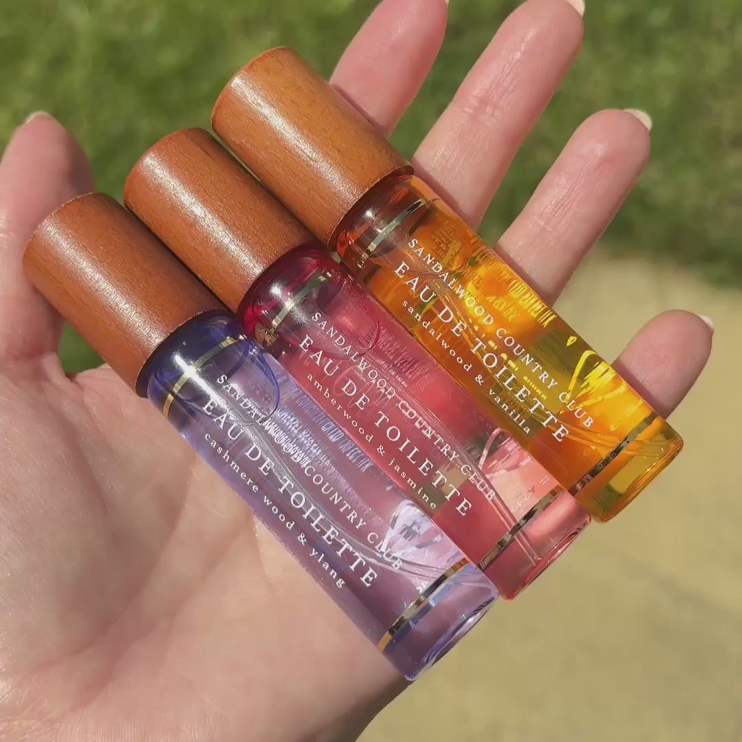 Sandalwood Country Club Mini Perfume Collection 3 x