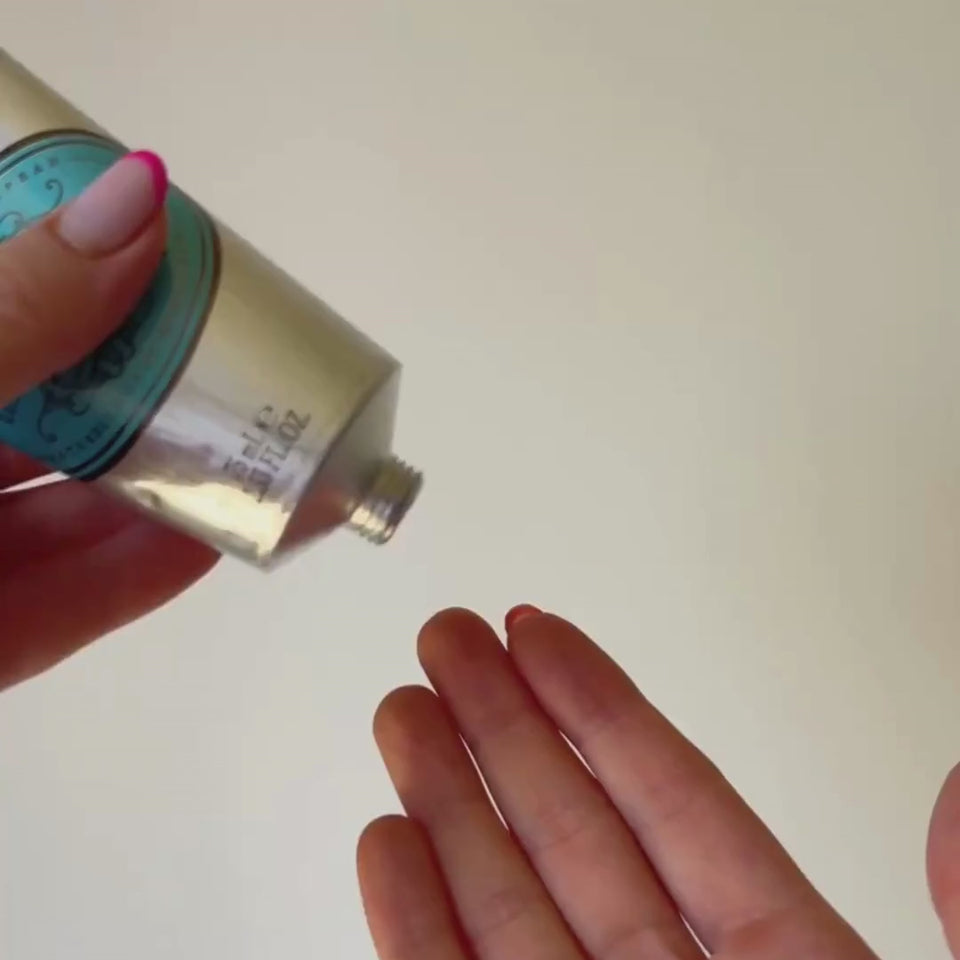 naturally european freesia and pear hand cream
