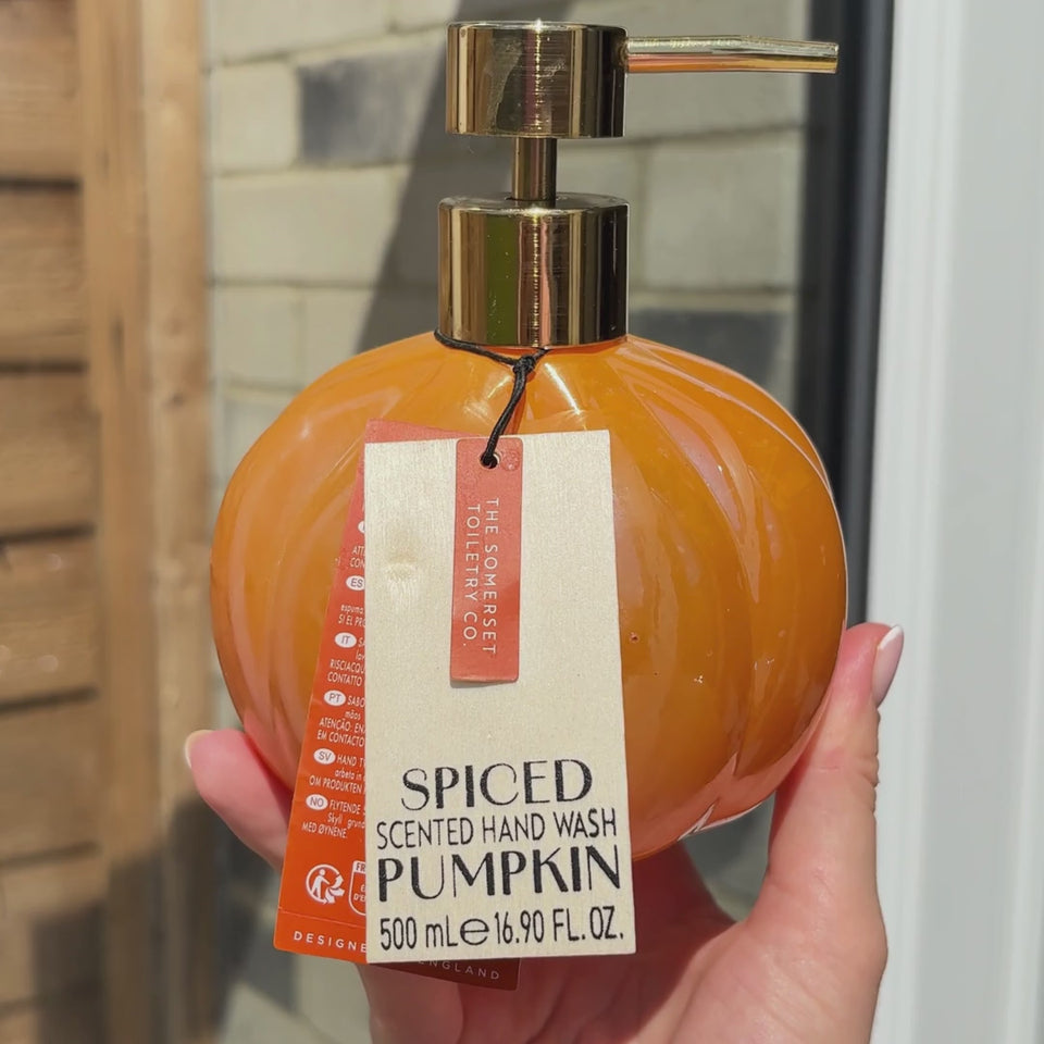 spiced pumpkin scented hand wash