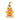 A gingerbread-shaped pump bottle filled with sparkling gold hand wash, featuring a red and white striped bow tie and an orange label that reads 'gingerbread lemonade mix'.