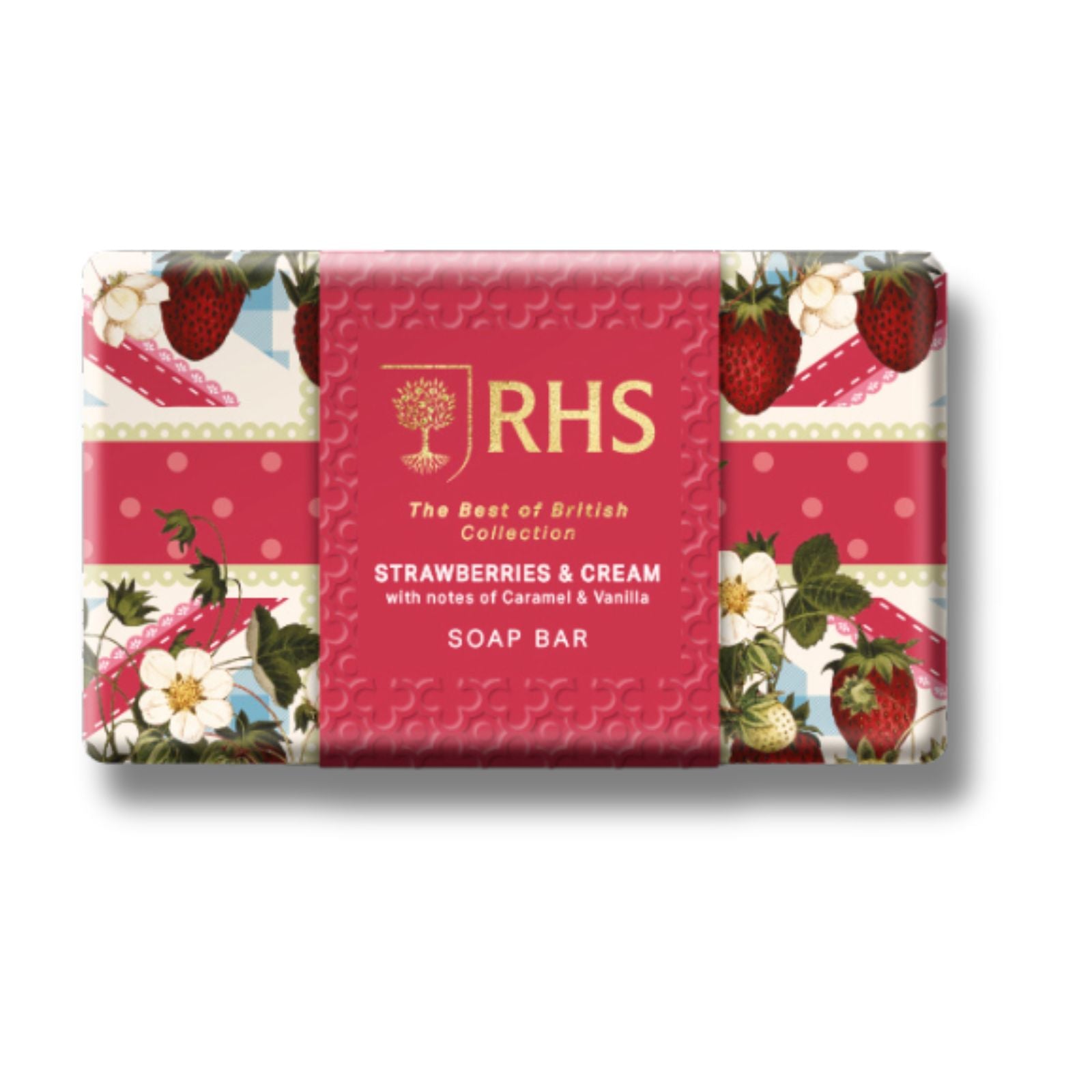 RHS British Strawberries Soap Bar