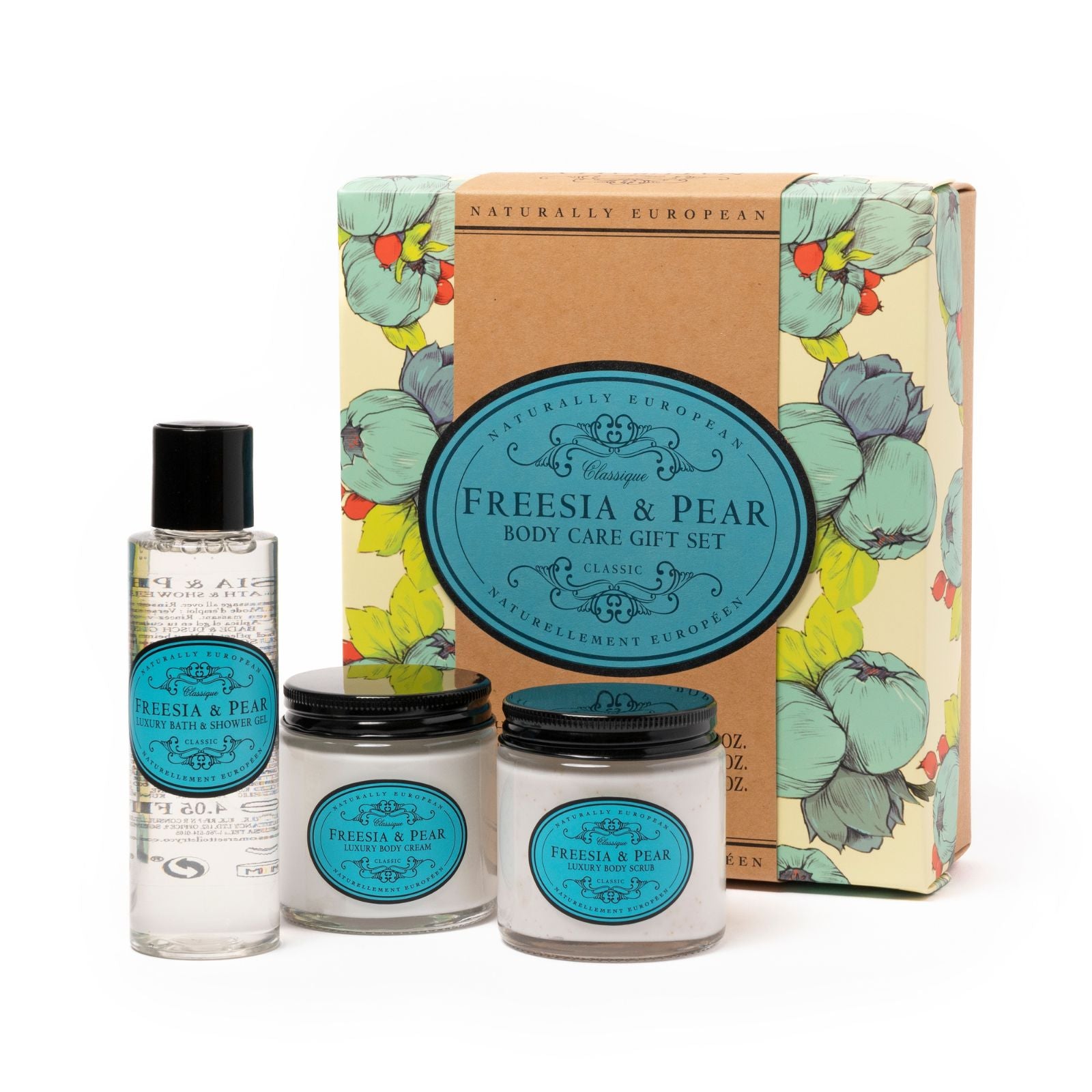 Naturally European Freesia Pear Body Care Set