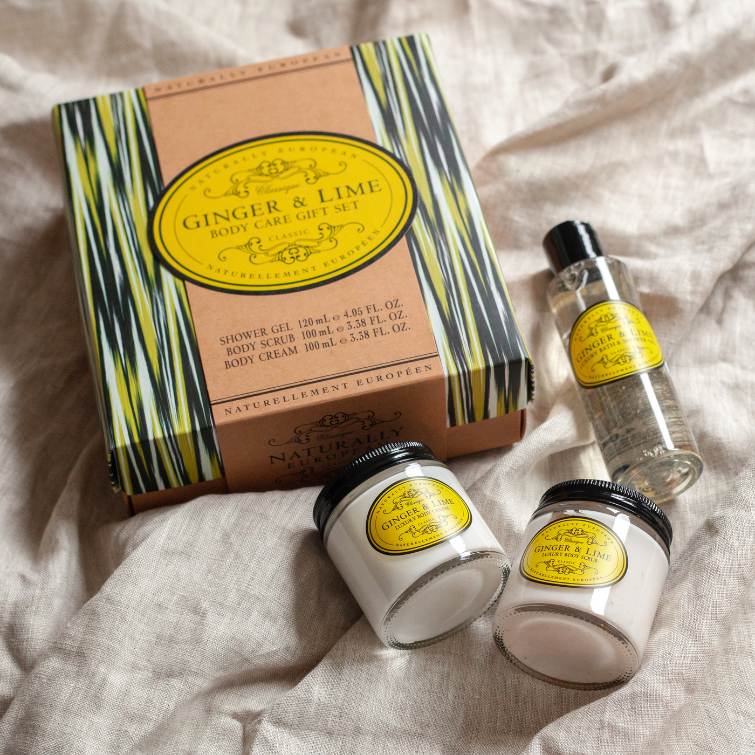 Naturally European Ginger Lime Body Care Set