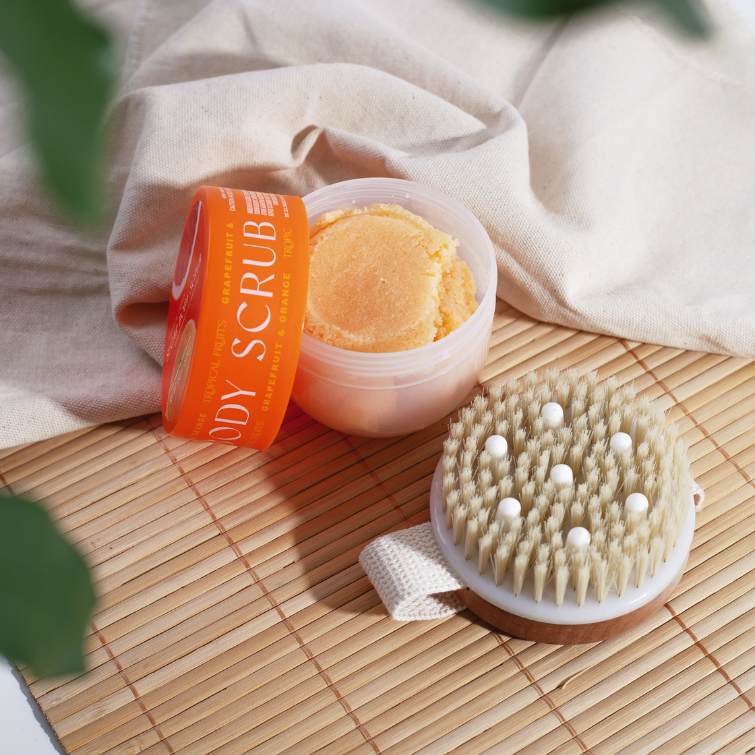 Tropical Fruits & Grapefruit Body Scrub Set