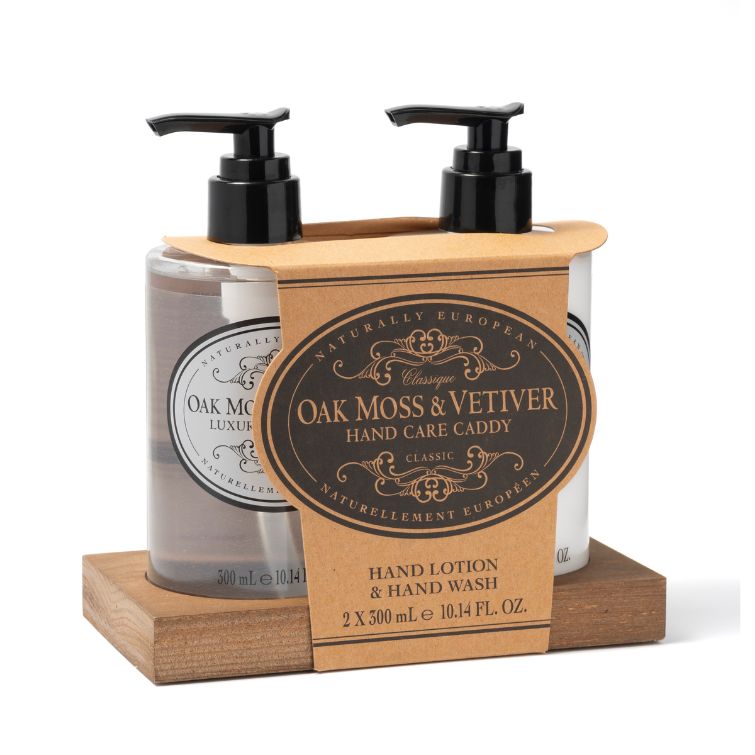 Naturally European Oak Moss Vetiver Hand Care Caddy 2 x