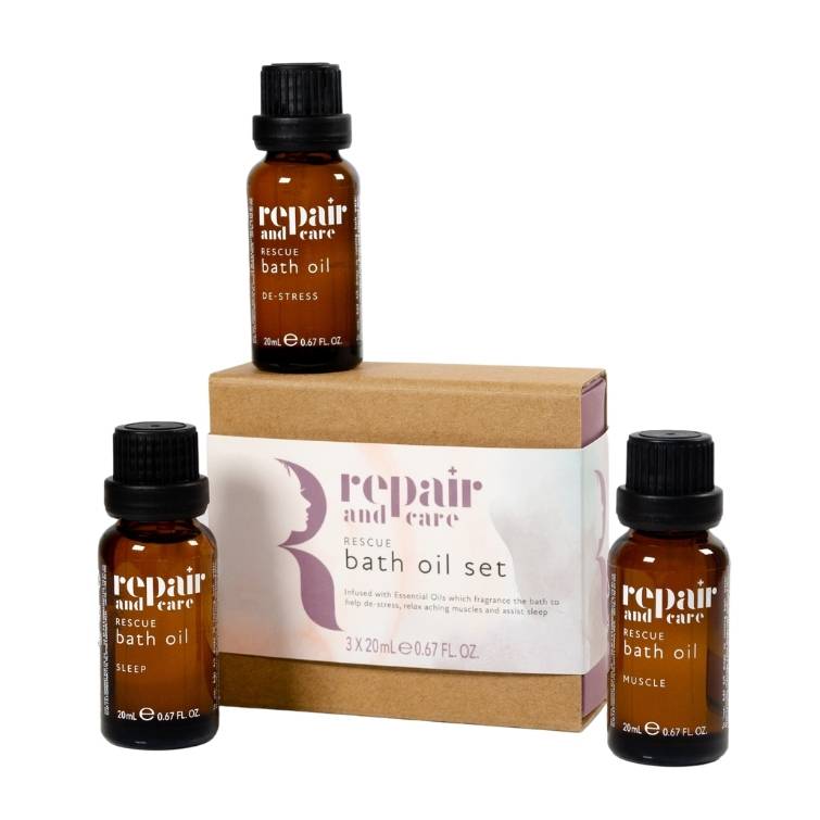 Repair Care Rescue Bath Oil Set 3 x