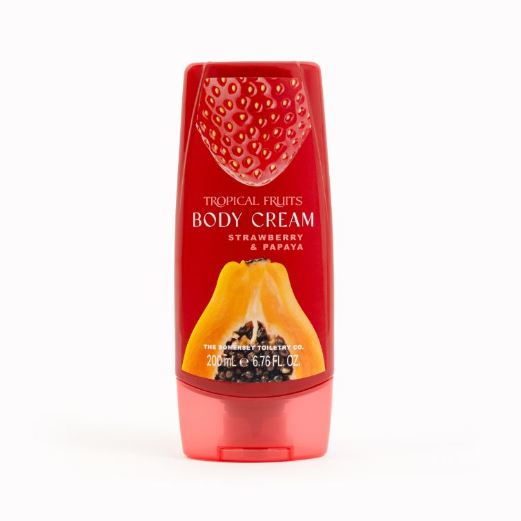 Tropical Fruits Strawberry Papaya Body