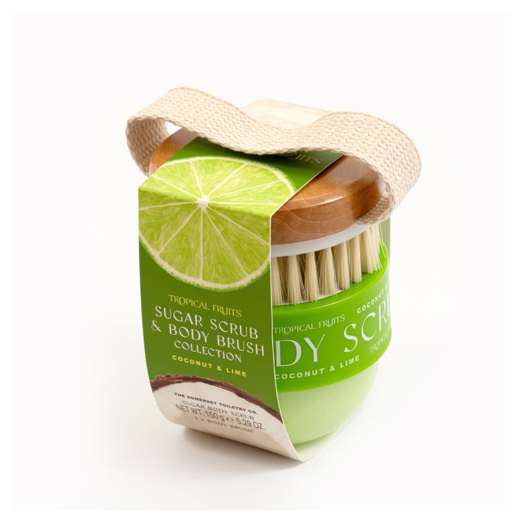 Tropical Fruits Coconut & Lime Body Scrub Set