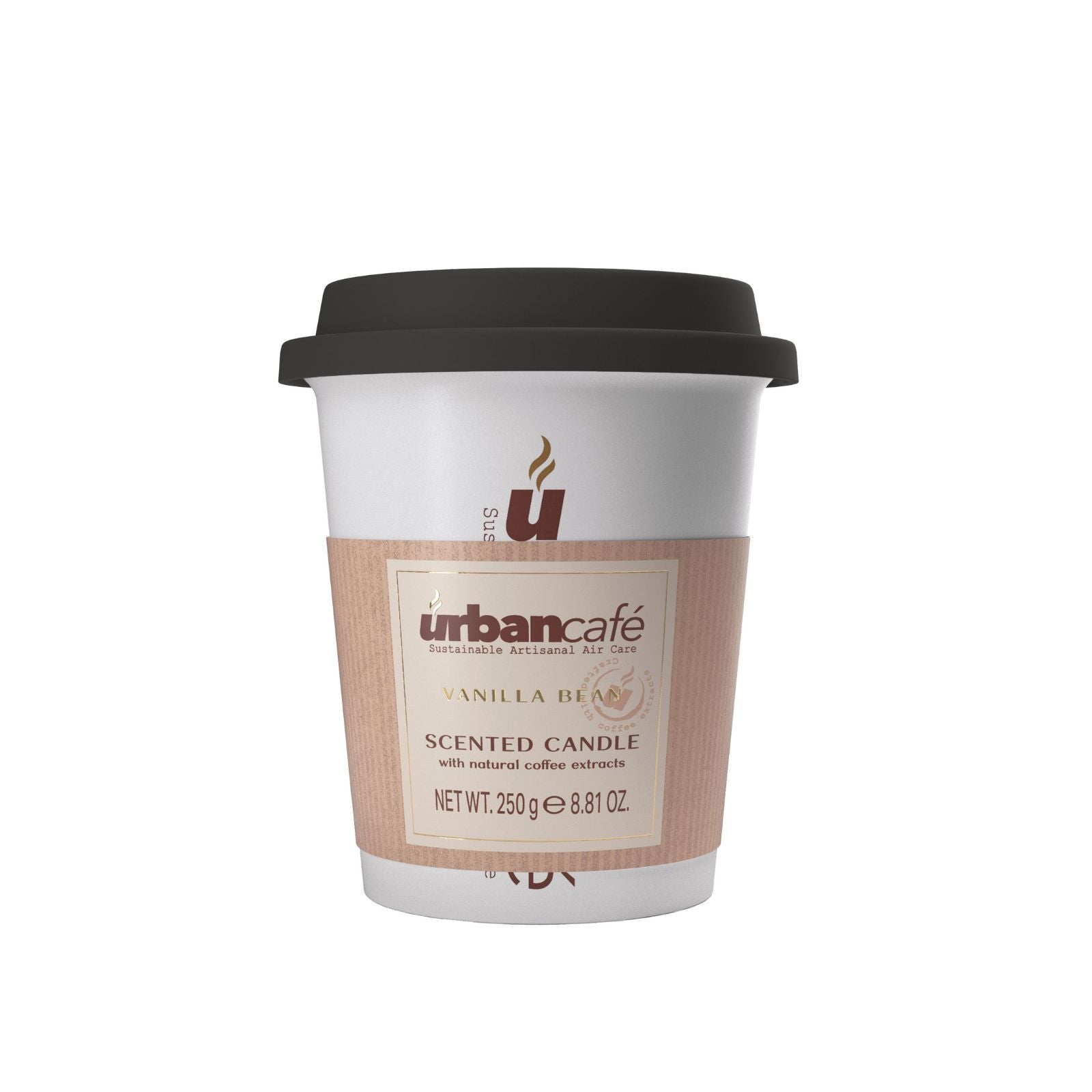 Urban Cafe Vanilla Bean Candle Mug