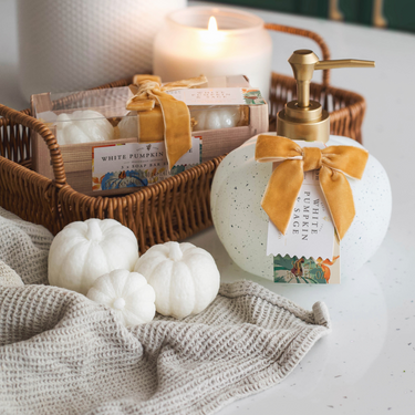 White Pumpkin and Sage Soap Bar Gift Set