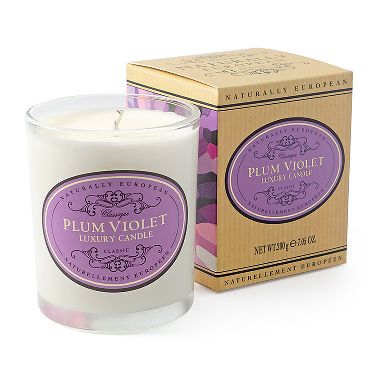 Naturally European Candle - Plum Violet