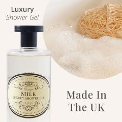 Naturally European 500ml Shower Gel - Texture - Milk