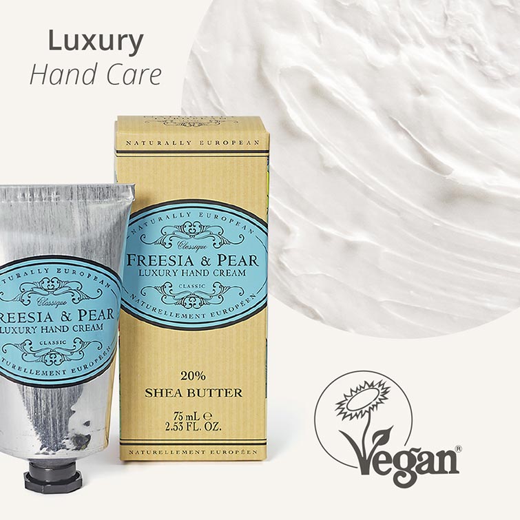 Naturally European 75ml Hand Cream - Texture -Freesia & Pear