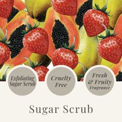 Tropical Fruits 550g Sugar Scrub - USP - Strawberry & Papaya