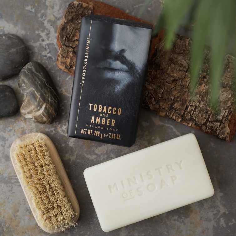 mens gift guide blog Ministry-of-soap-woodsman-tobacco-amber